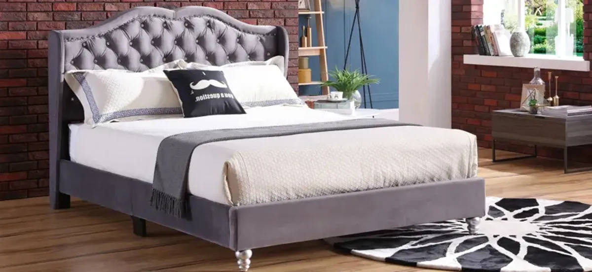 Joy Upholstered Panel Bed