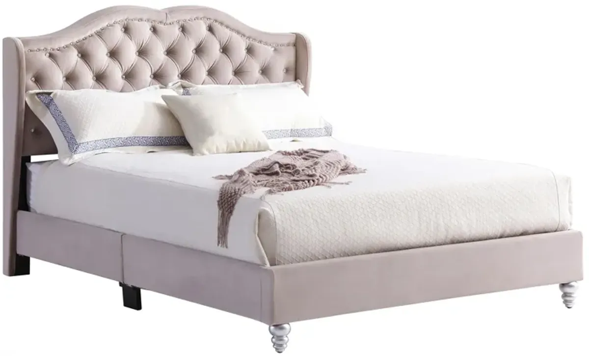 Joy Upholstered Panel Bed