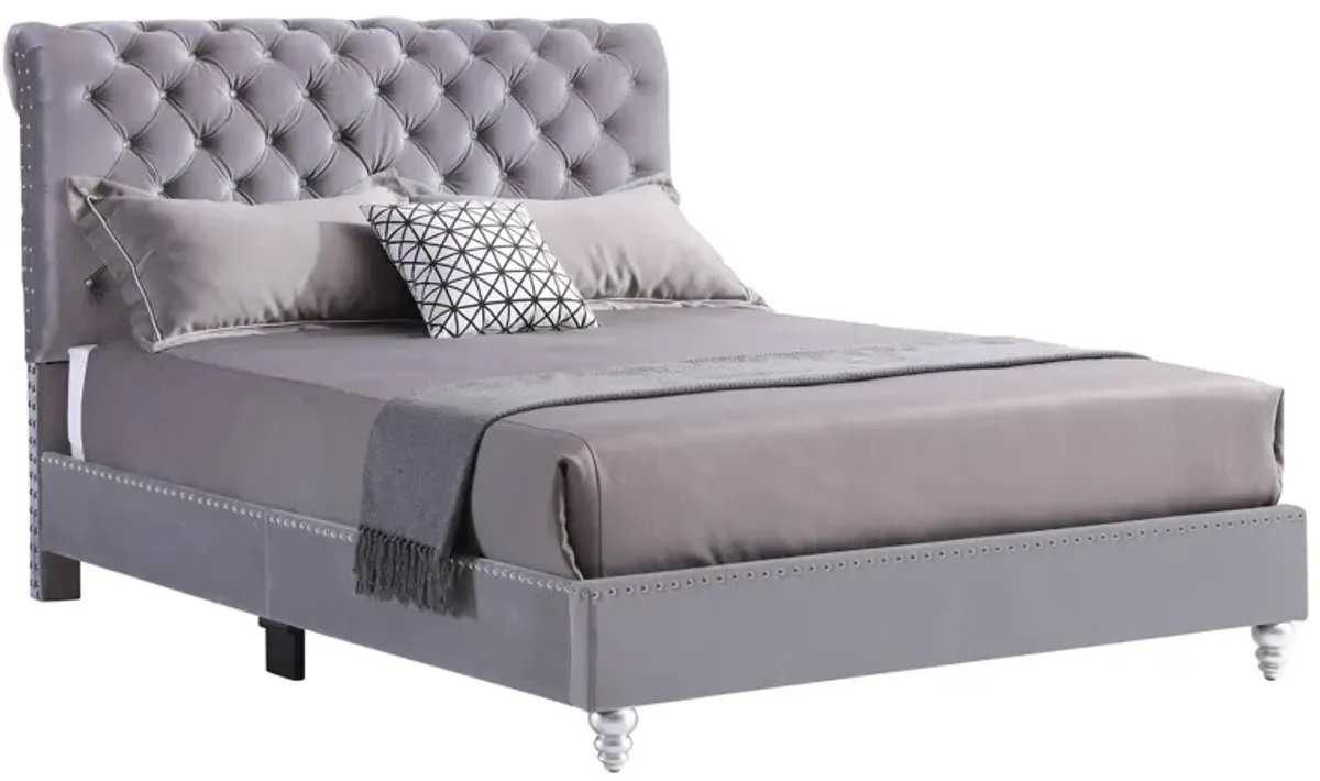 Maxx Upholstered Sleigh Bed