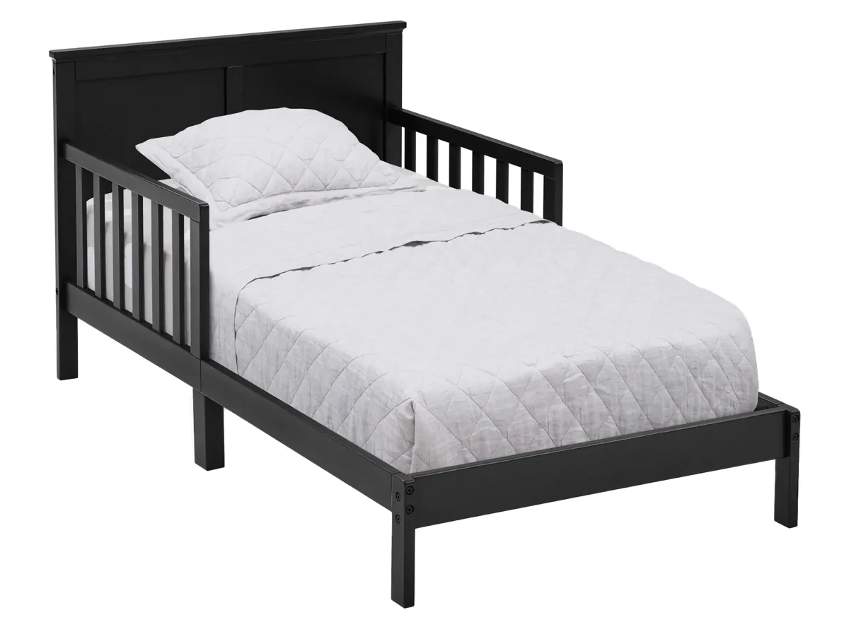 Collins Wood Toddler Bed By Delta Children in Midnight Gray by Delta Children