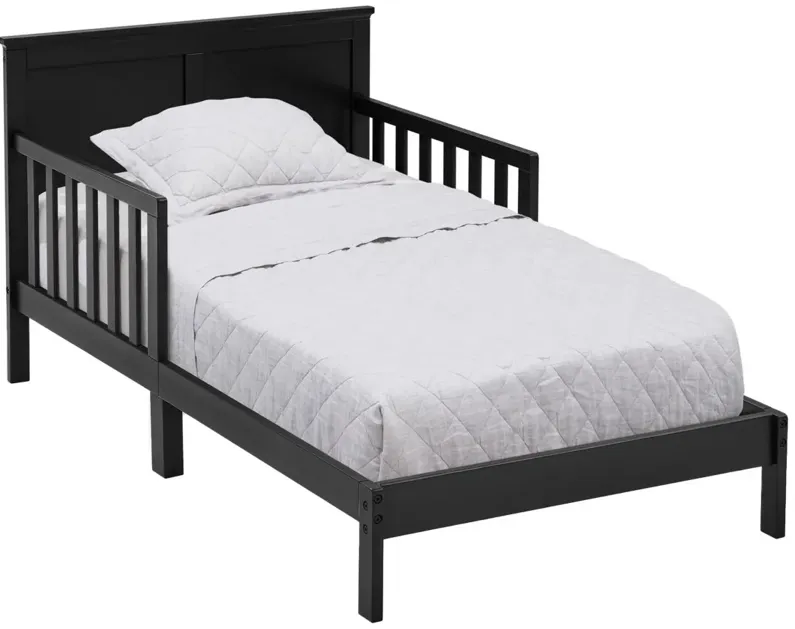 Collins Wood Toddler Bed By Delta Children in Midnight Grey by Delta Children