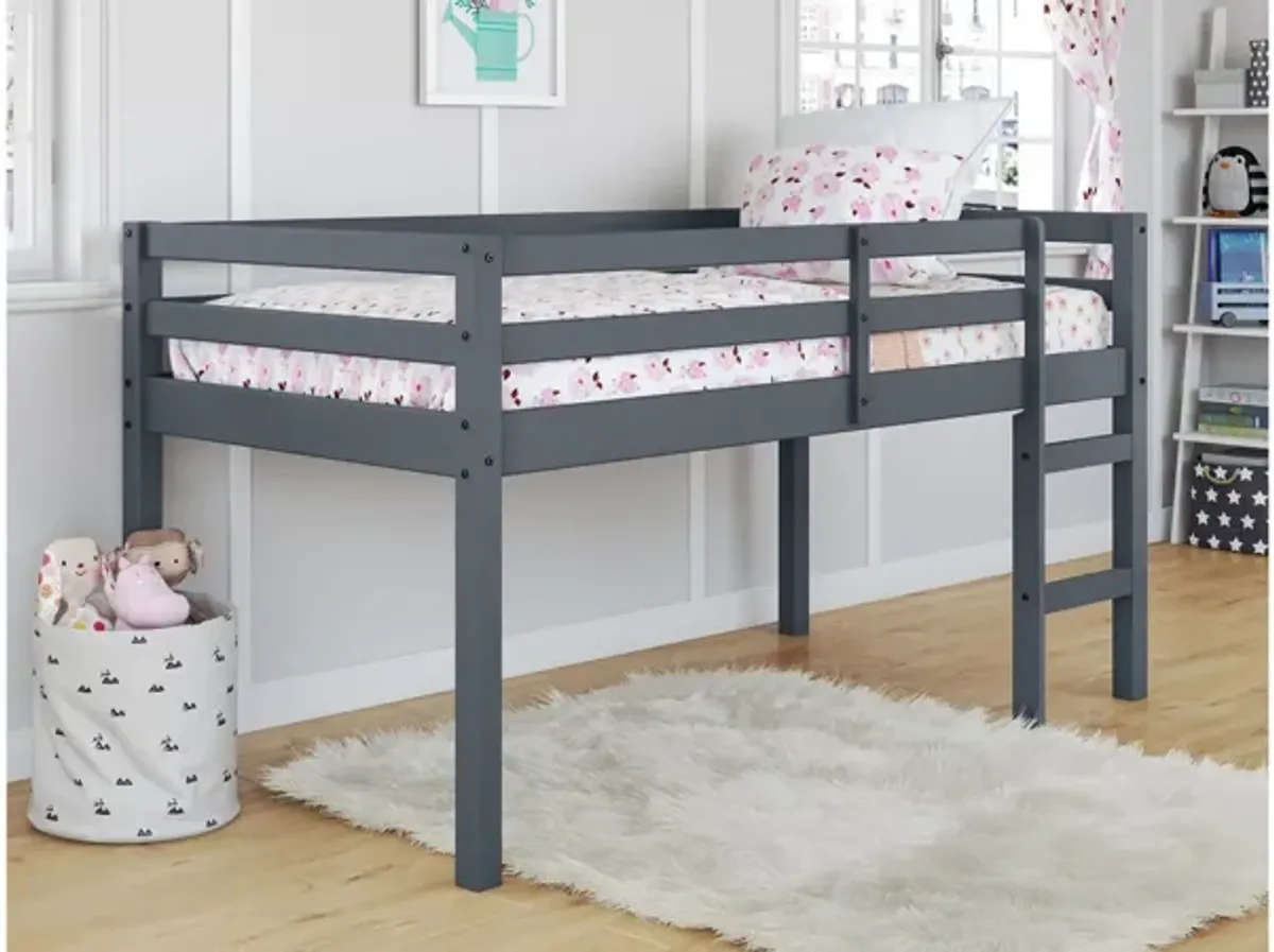 Ashe Junior Wooden Bed in Gray by DOREL HOME FURNISHINGS