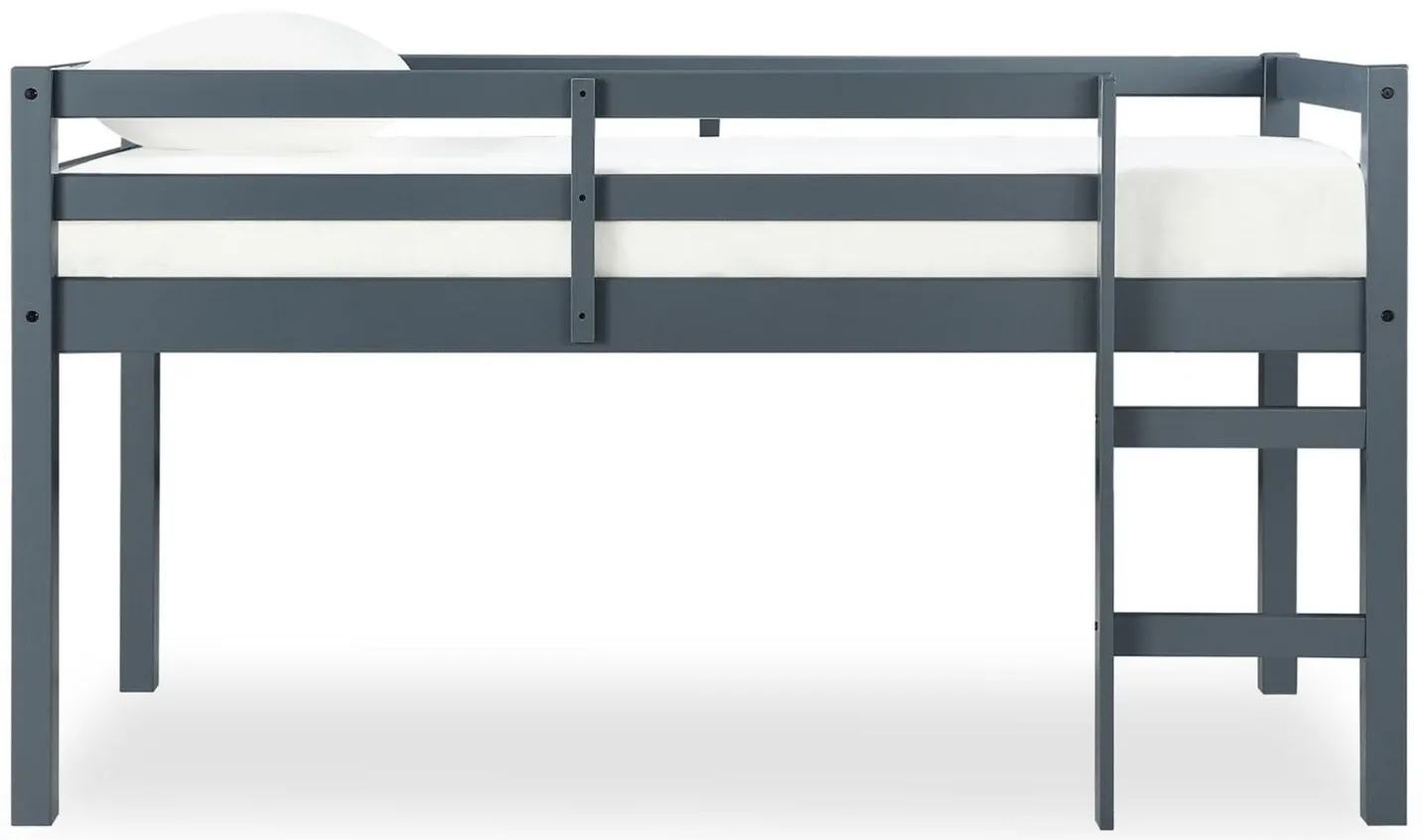 Ashe Junior Wooden Bed in Gray by DOREL HOME FURNISHINGS