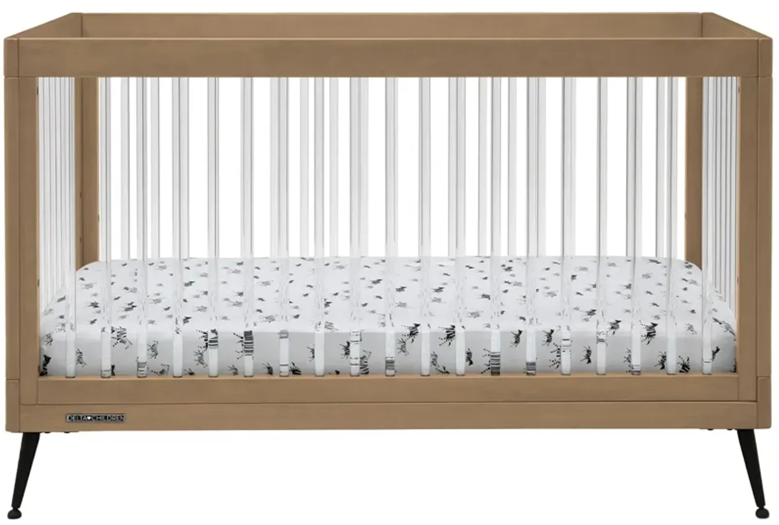 Sloane 4-in-1 Acrylic Convertible Crib By Delta Children