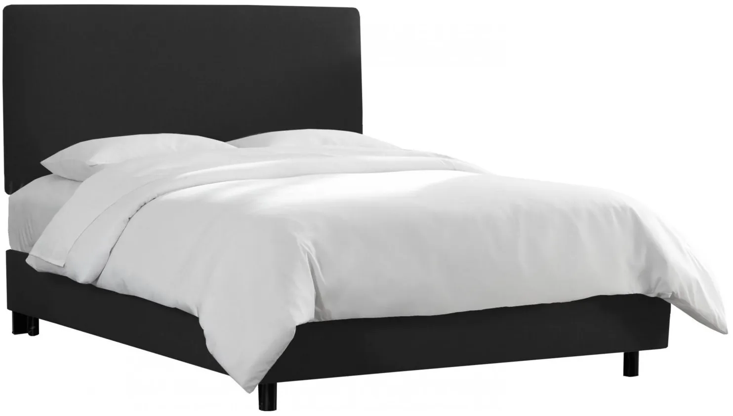 Valerie Bed in Linen Black by Skyline