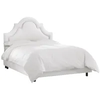 Plumley Bed in Twill White by Skyline