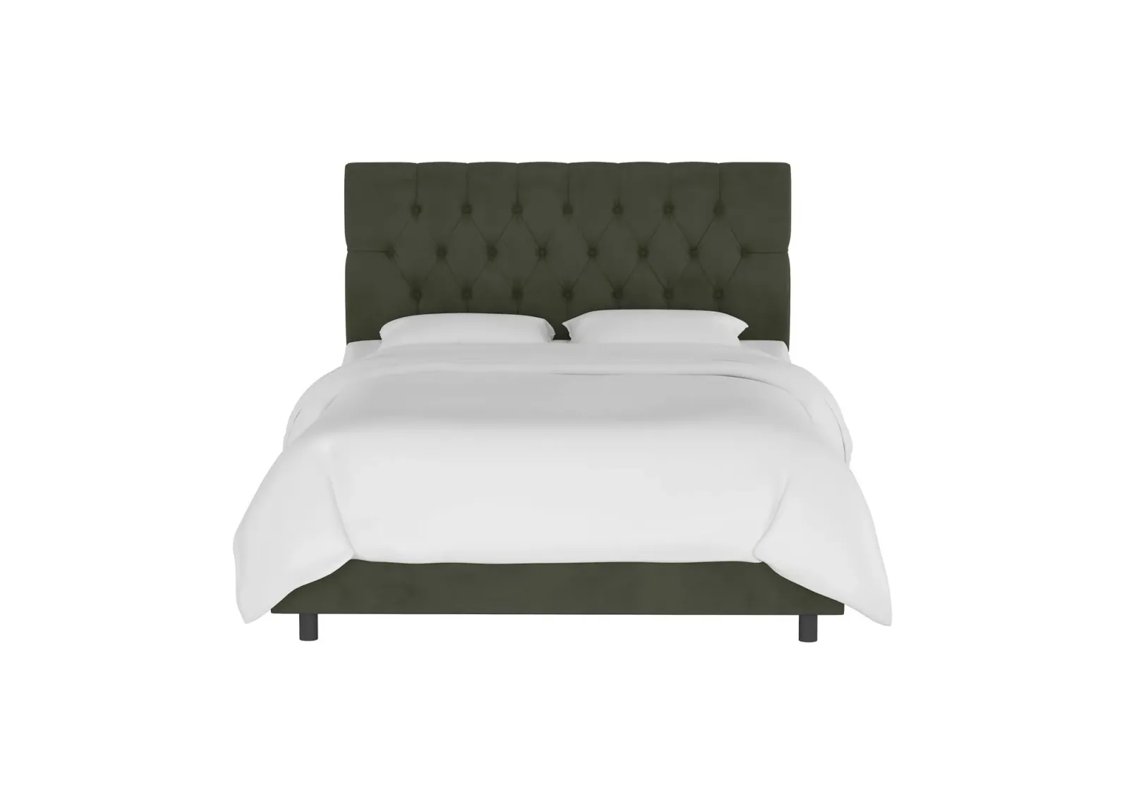 Blanchard Bed in Velvet Pewter by Skyline