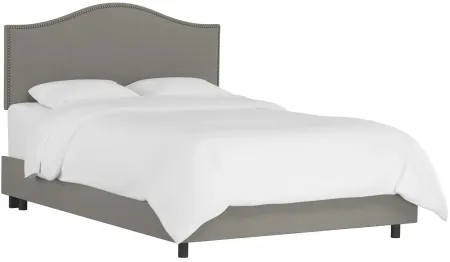 Alexander Bed in Linen Gray by Skyline