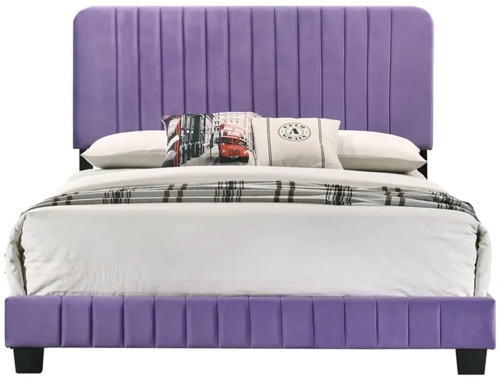 Lodi Upholstered Panel Bed