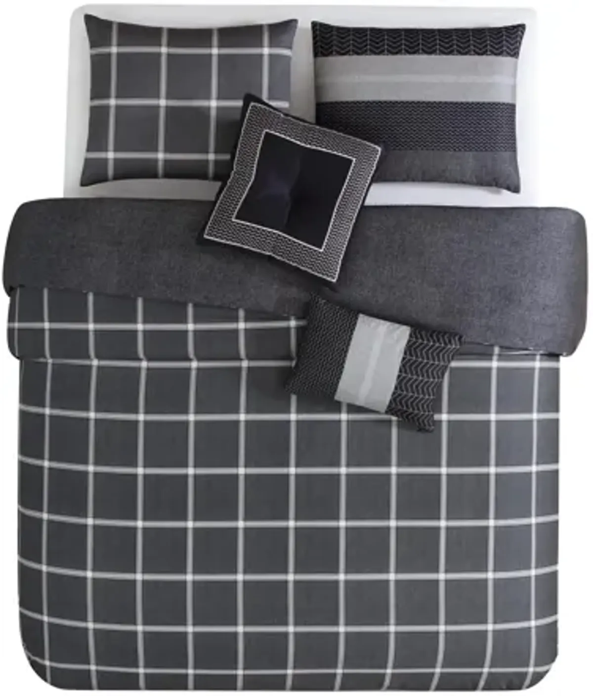 Bebejan Kyle Black 5-pc. Reversible Comforter Set