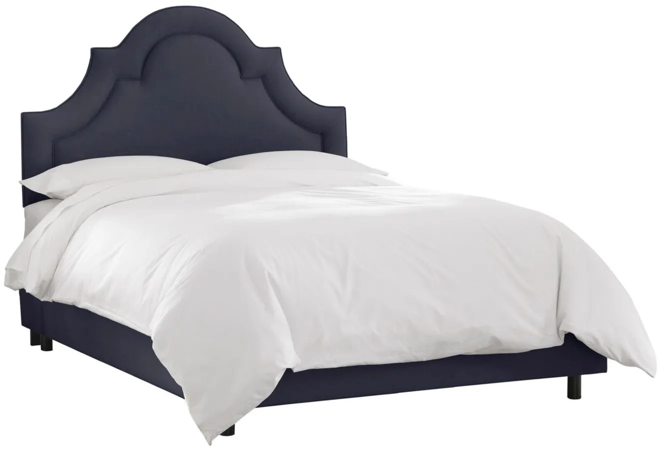 Plumley Bed in Twill Navy by Skyline