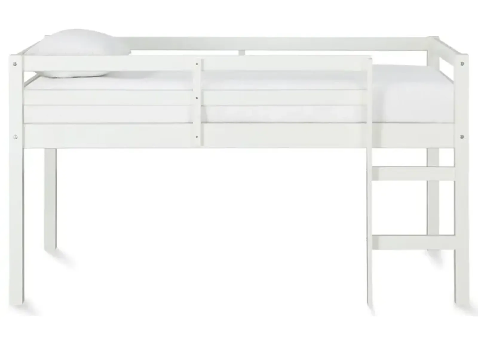 Ashe Junior Wooden Bed in White by DOREL HOME FURNISHINGS