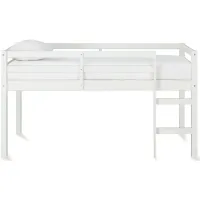 Ashe Junior Wooden Bed in White by DOREL HOME FURNISHINGS