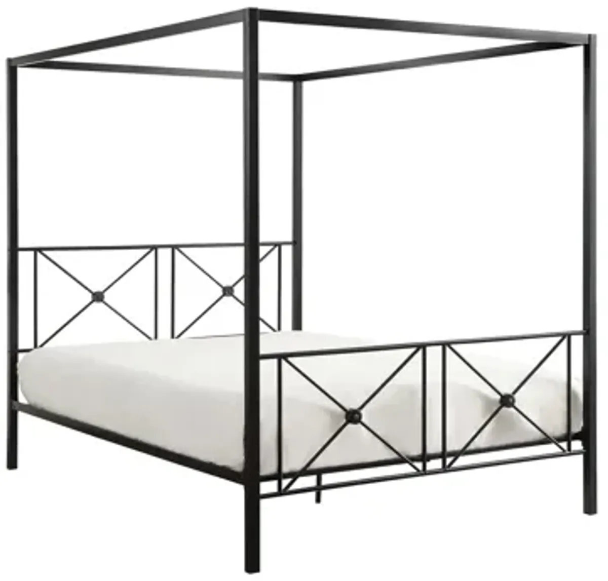 Gable Canopy Platform Bed