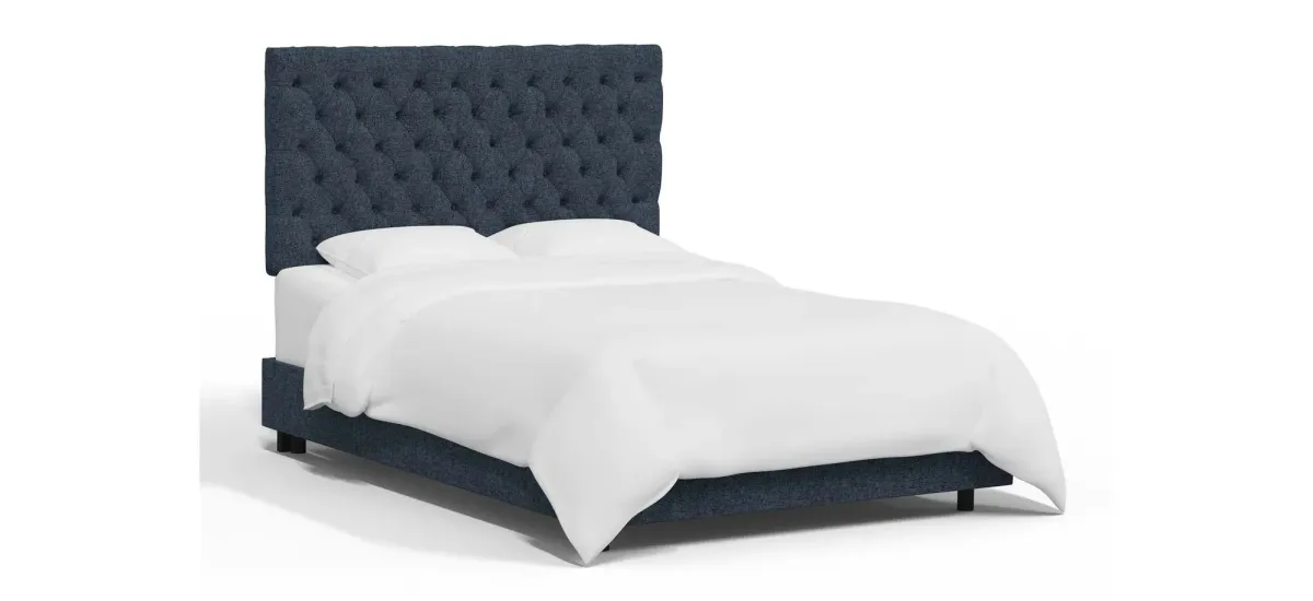 Queensbury Bed in Zuma Navy by Skyline