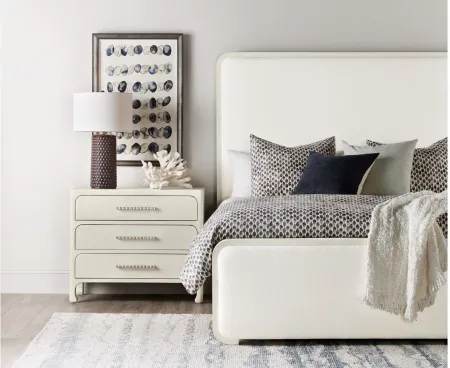 Serenity Upholstered Queen Panel Bed in Sand Dollar by Hooker Furniture