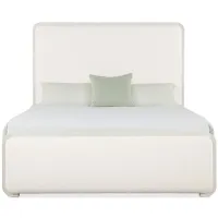 Serenity Upholstered Queen Panel Bed in Sand Dollar by Hooker Furniture