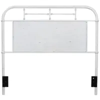 Vintage Series Metal Headboard in Antique White by Liberty Furniture