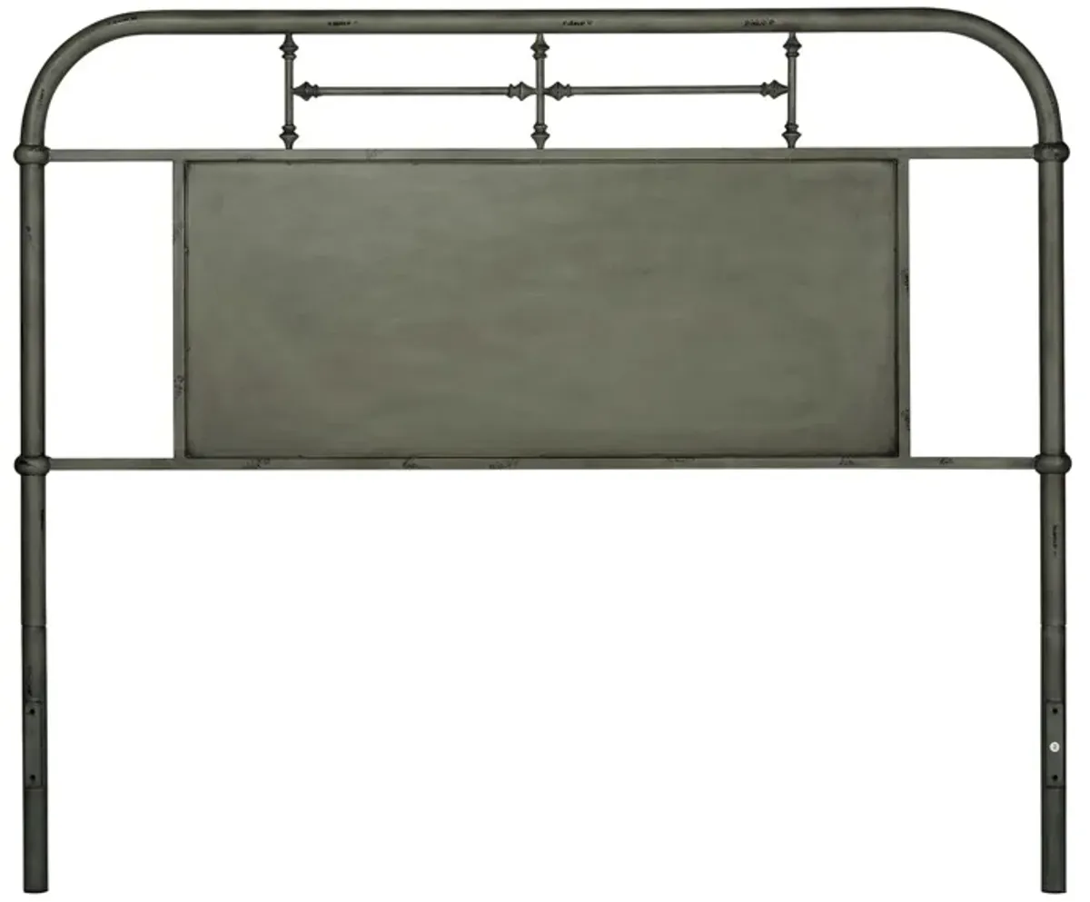 Vintage Series Metal Headboard in Green by Liberty Furniture