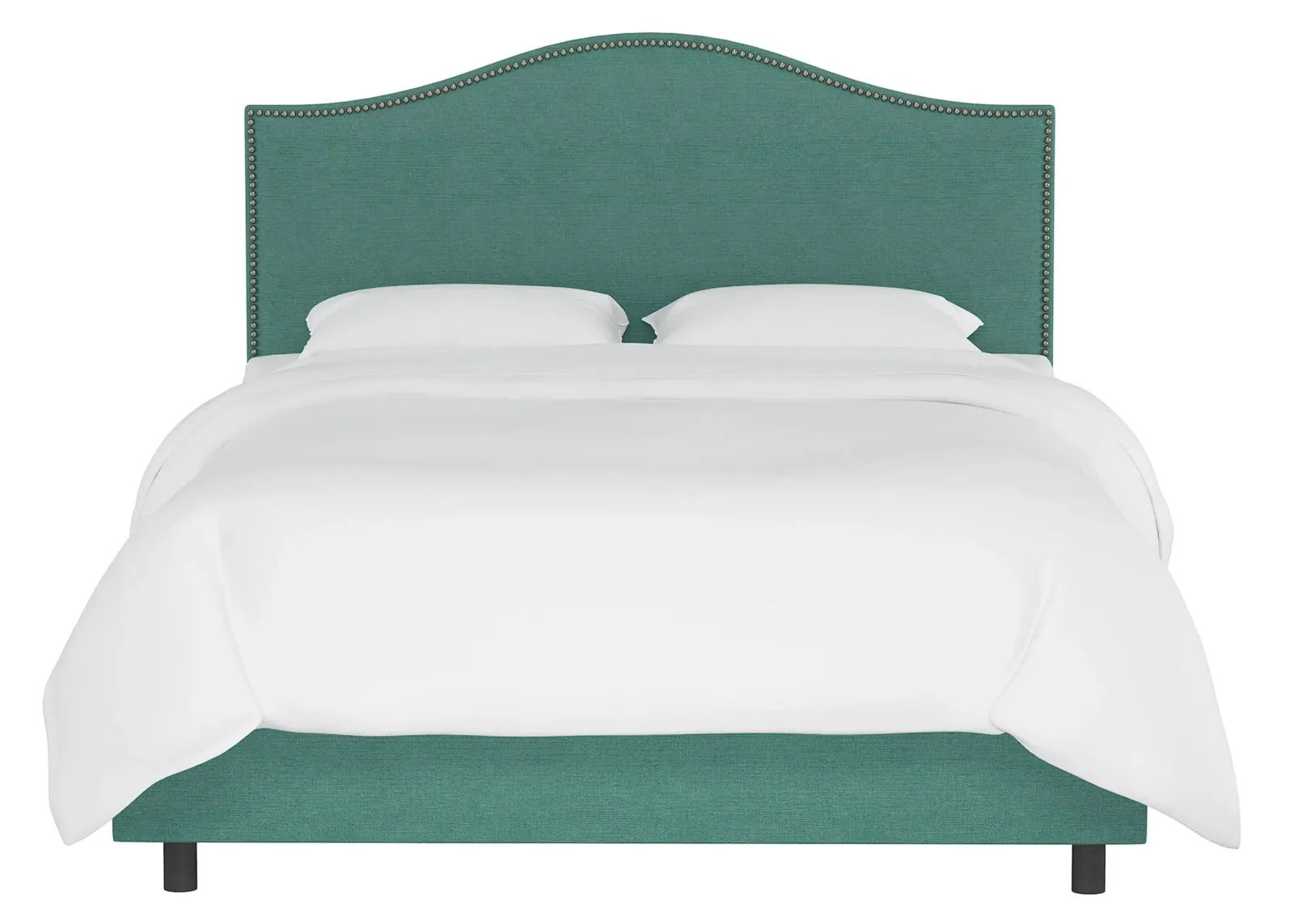 Alexander Bed in Linen Laguna by Skyline