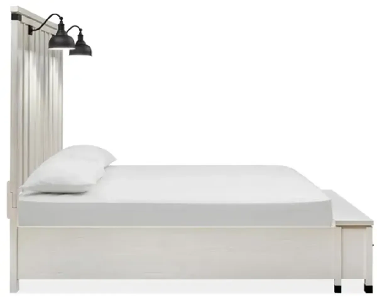 Harper Springs Panel Storage Bed with Lighting