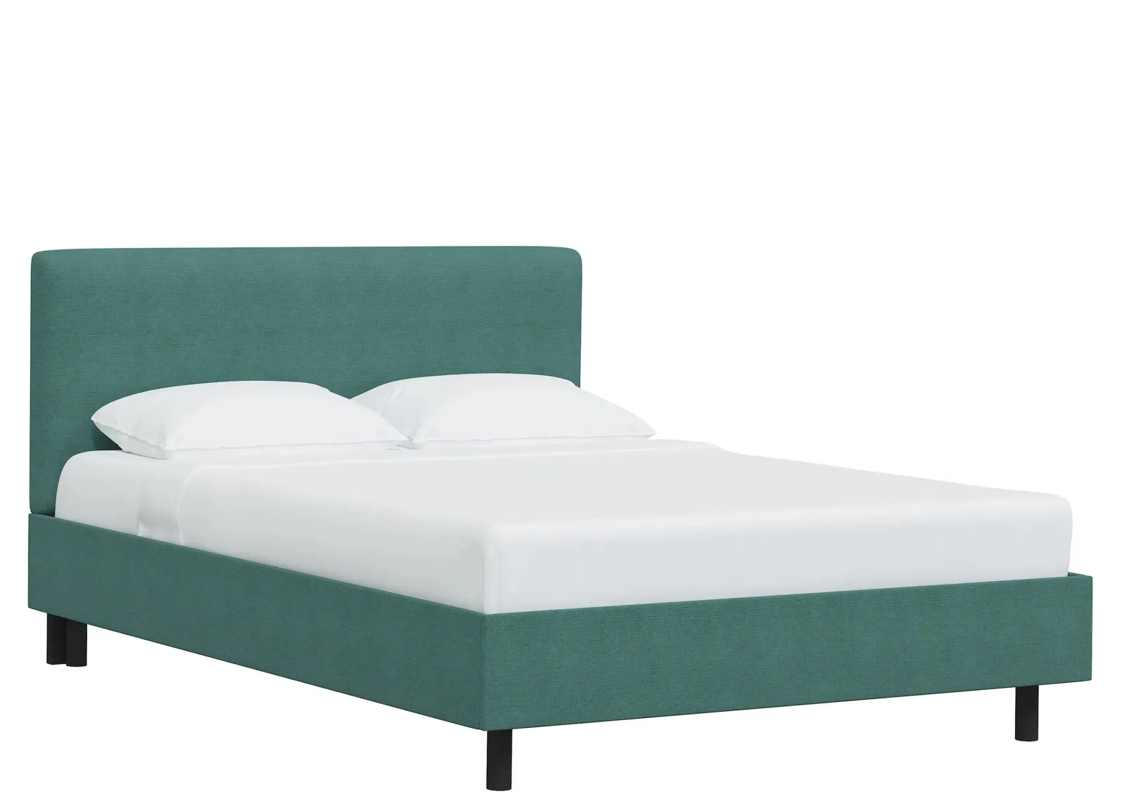 Valerie Platform Bed in Linen Laguna by Skyline