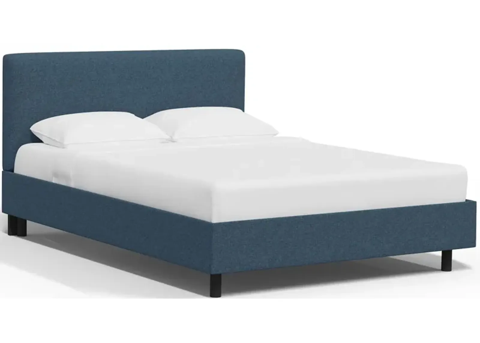 Valerie Platform Bed in Zuma Navy by Skyline