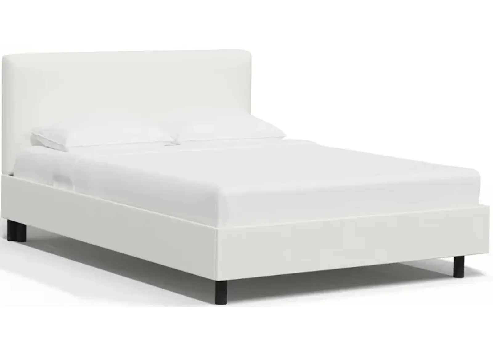 Valerie Platform Bed in Zuma White by Skyline