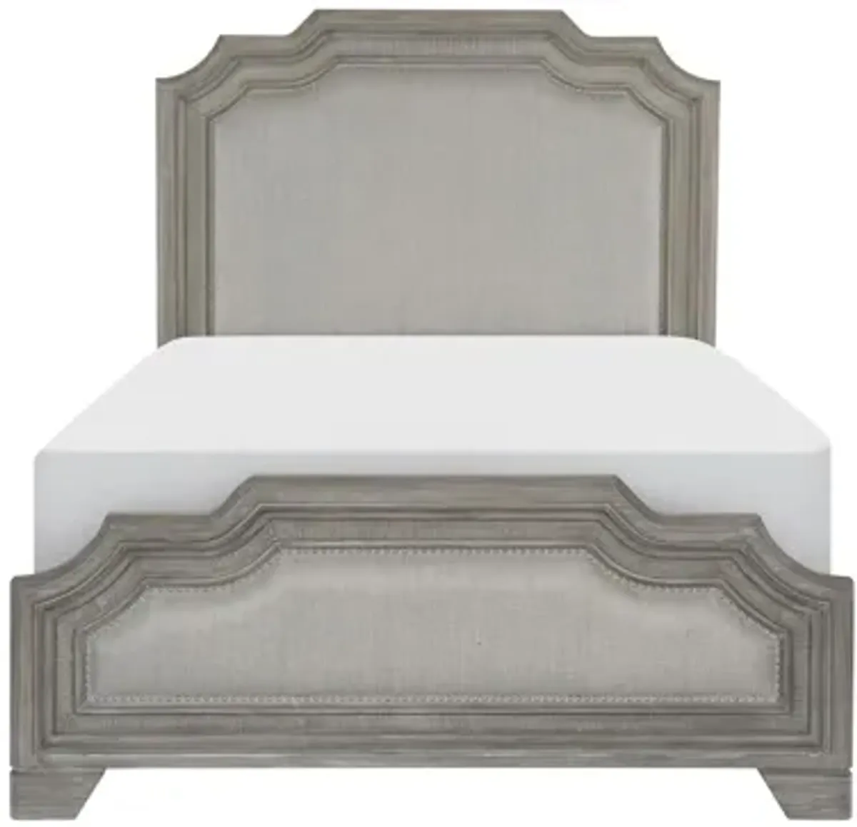 Kara Upholstered Panel Bed