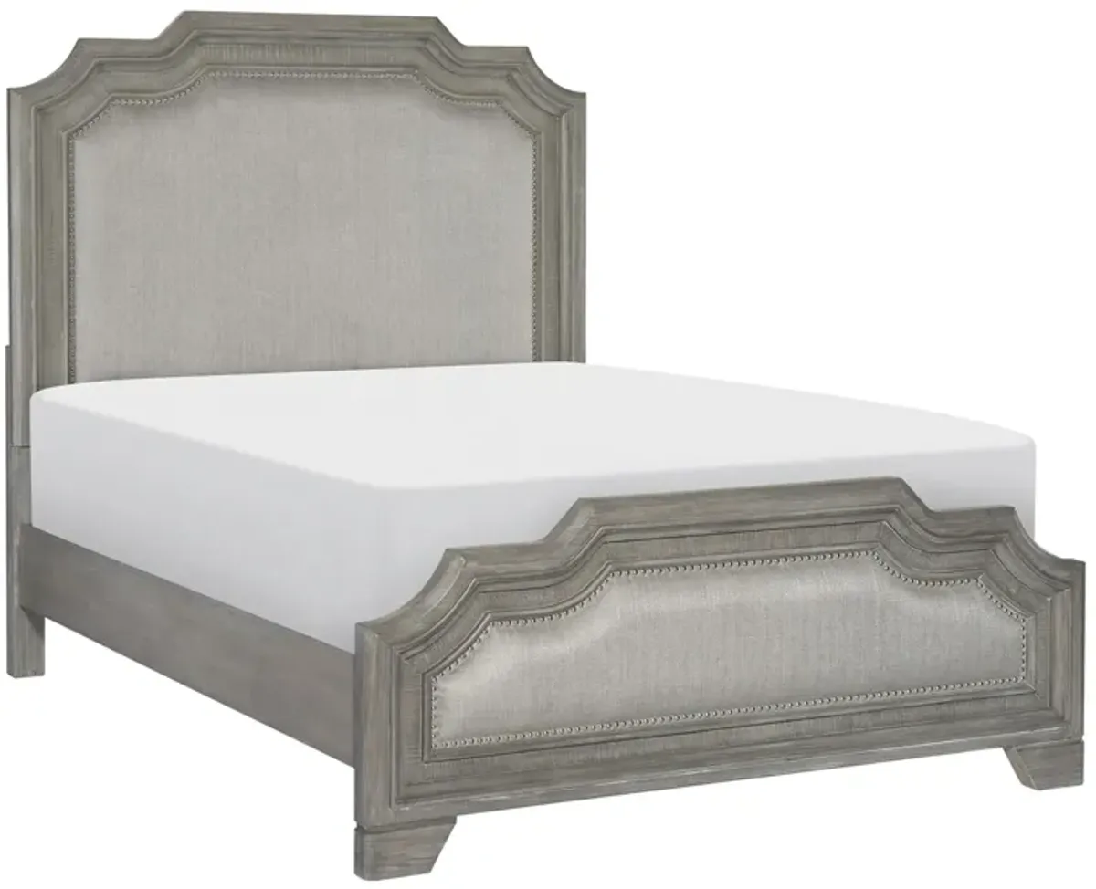 Kara Upholstered Panel Bed