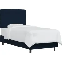 Marquette Bed in Velvet Ink by Skyline