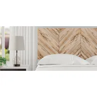 Piperton Panel Headboard in Two-tone Brown/White by Ashley Express