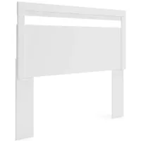 Flannia Panel Headboard in White by Ashley Furniture