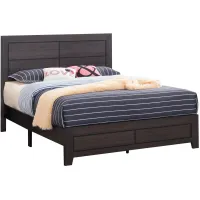 Hopkins II Bed in Charcoal by Crown Mark