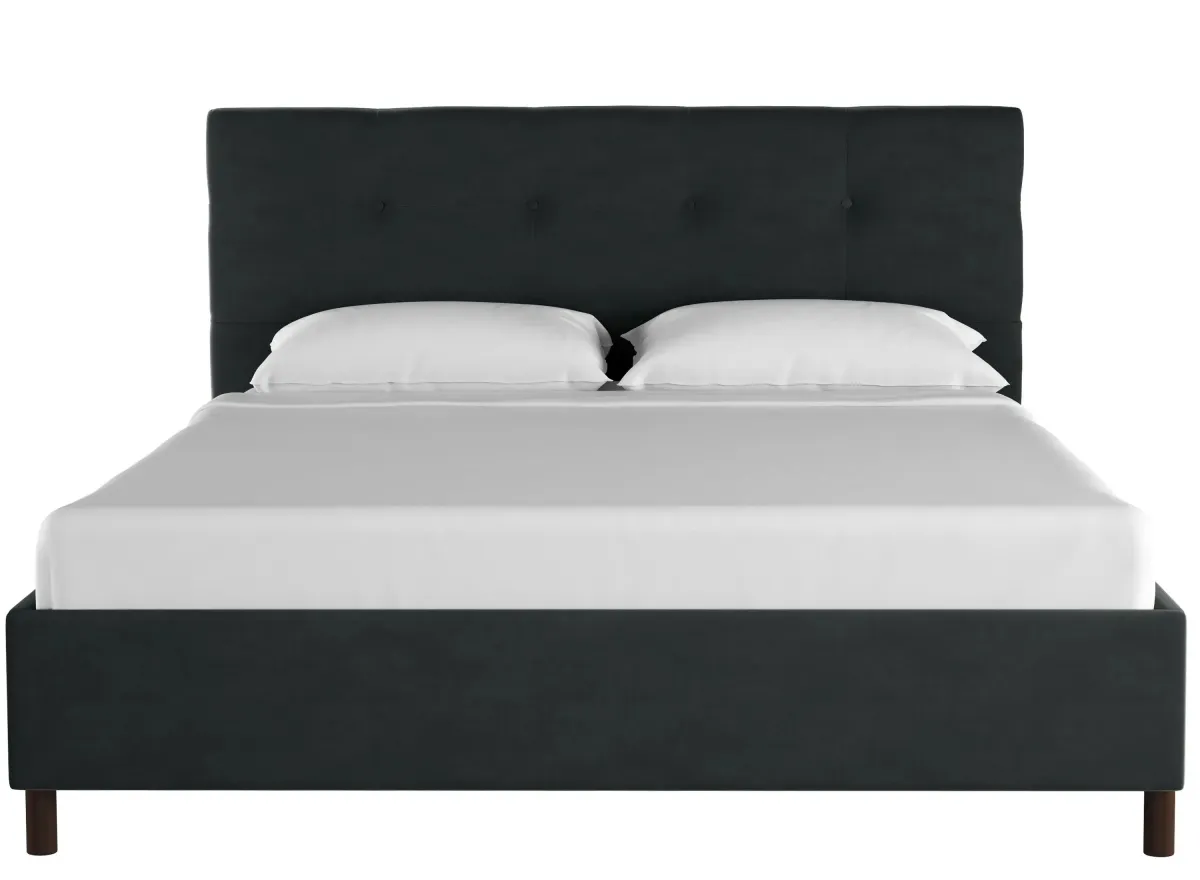 Nathan Platform Bed in Premier Black by Skyline