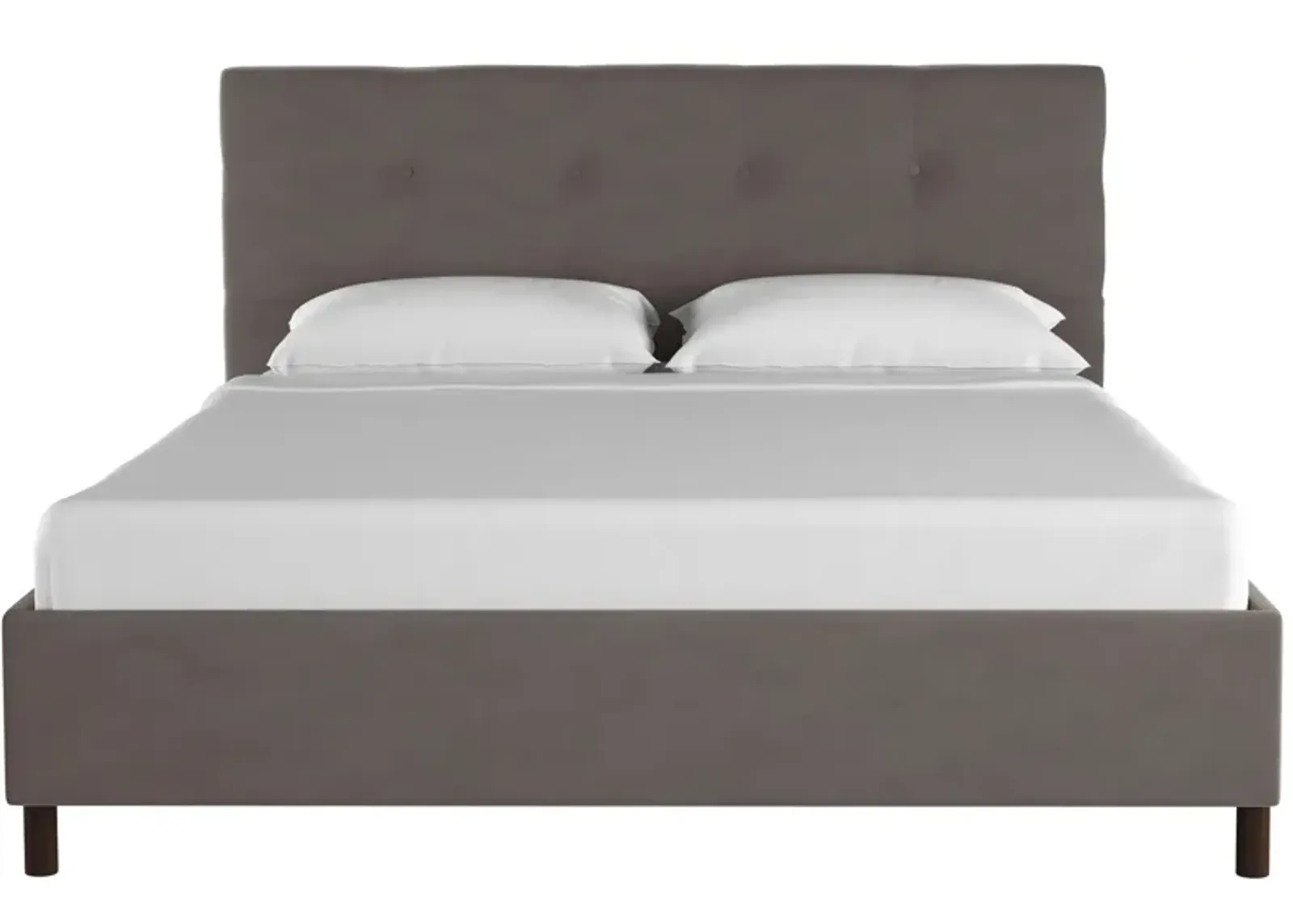 Nathan Platform Bed in Premier Charcoal by Skyline