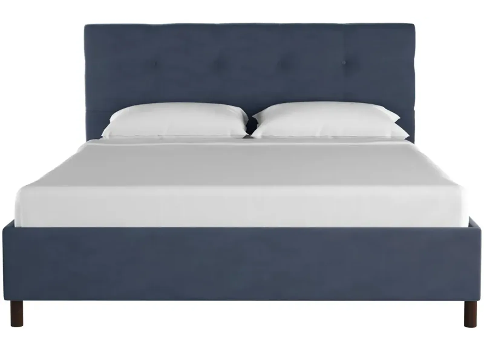 Nathan Platform Bed in Premier Lazuli Blue by Skyline