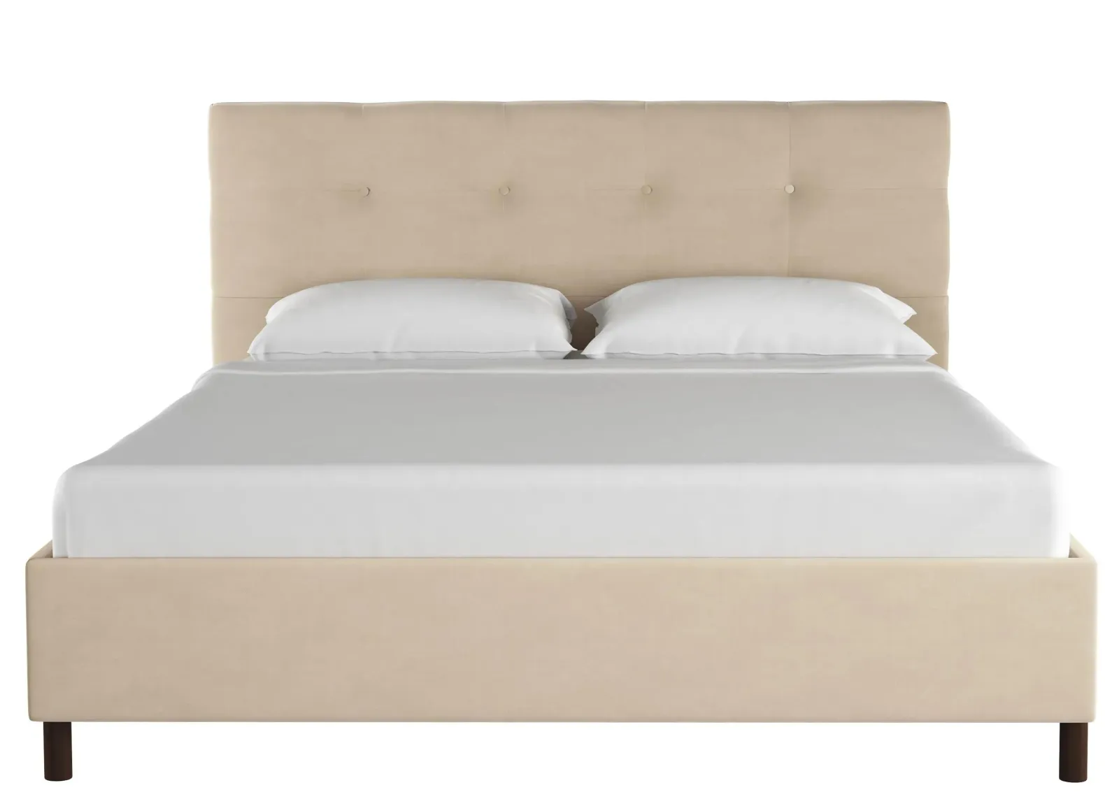 Nathan Platform Bed in Premier Oatmeal by Skyline