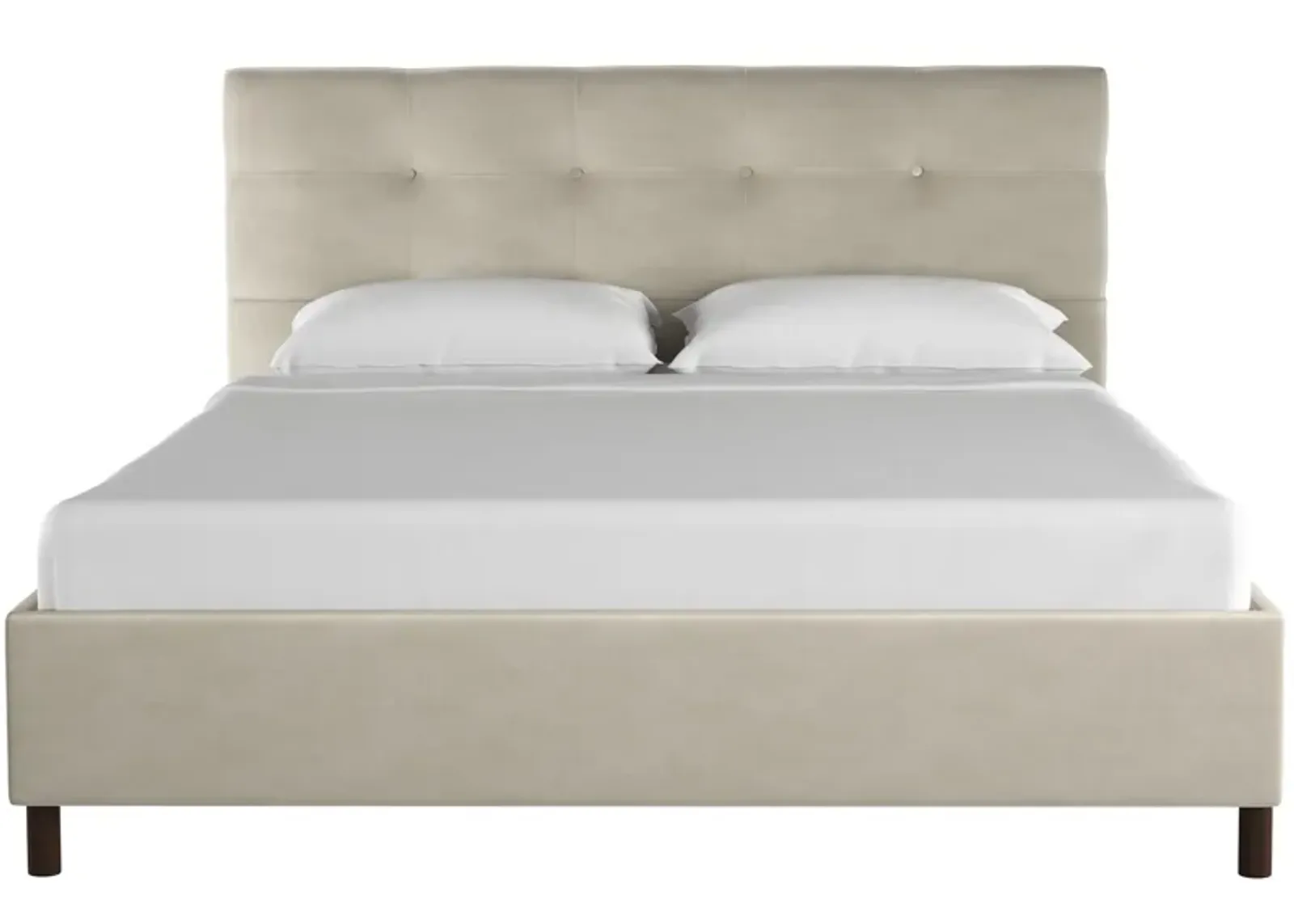 Nathan Platform Bed in Premier Platinum by Skyline