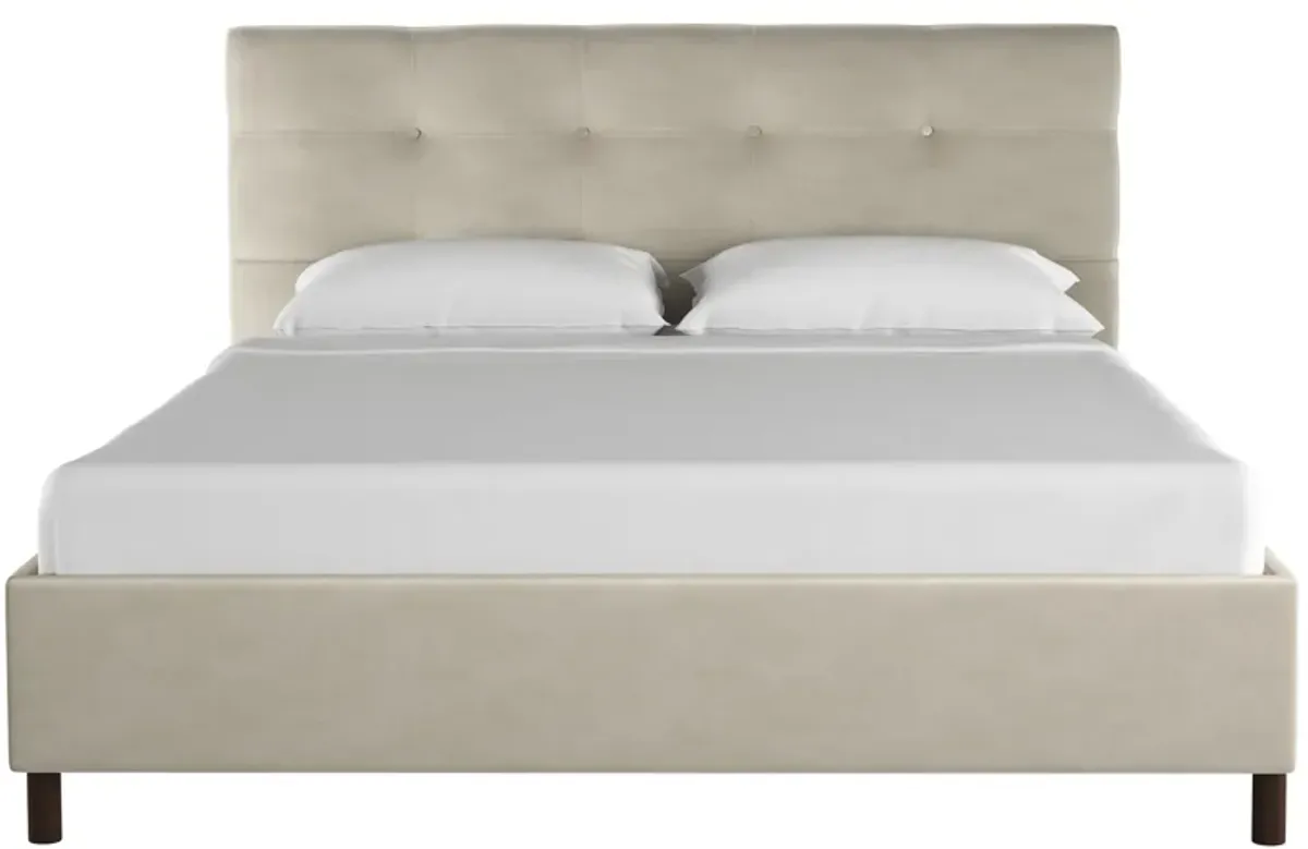 Nathan Platform Bed in Premier Platinum by Skyline