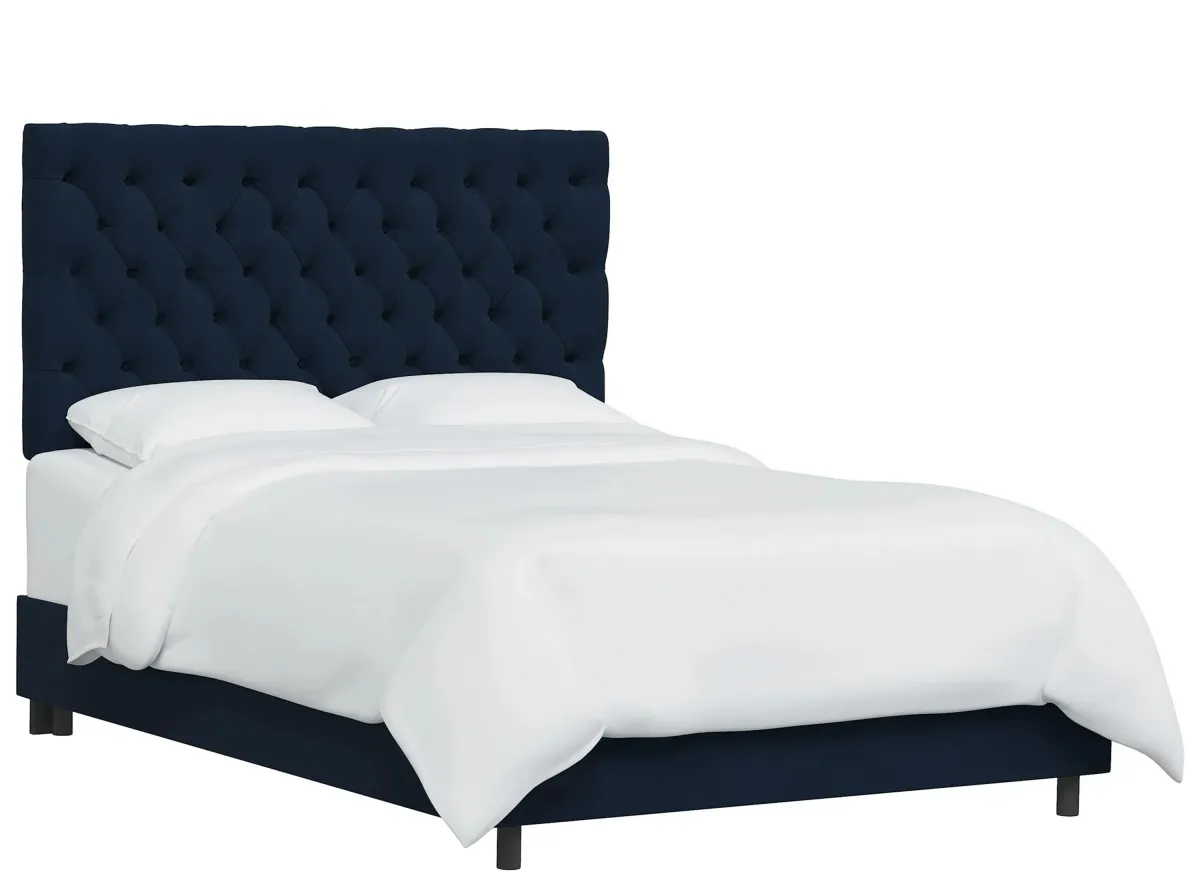 Queensbury Bed in Velvet Ink by Skyline