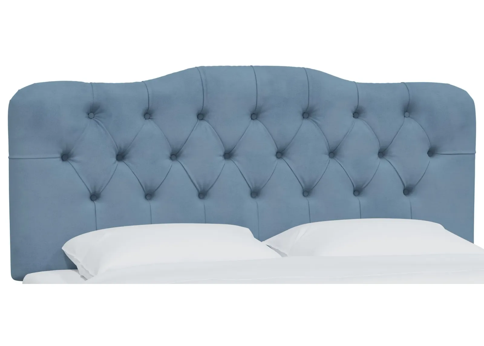 Argona Headboard in Velvet Ocean by Skyline