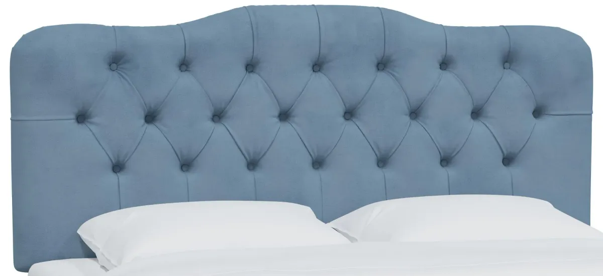 Argona Headboard in Velvet Ocean by Skyline