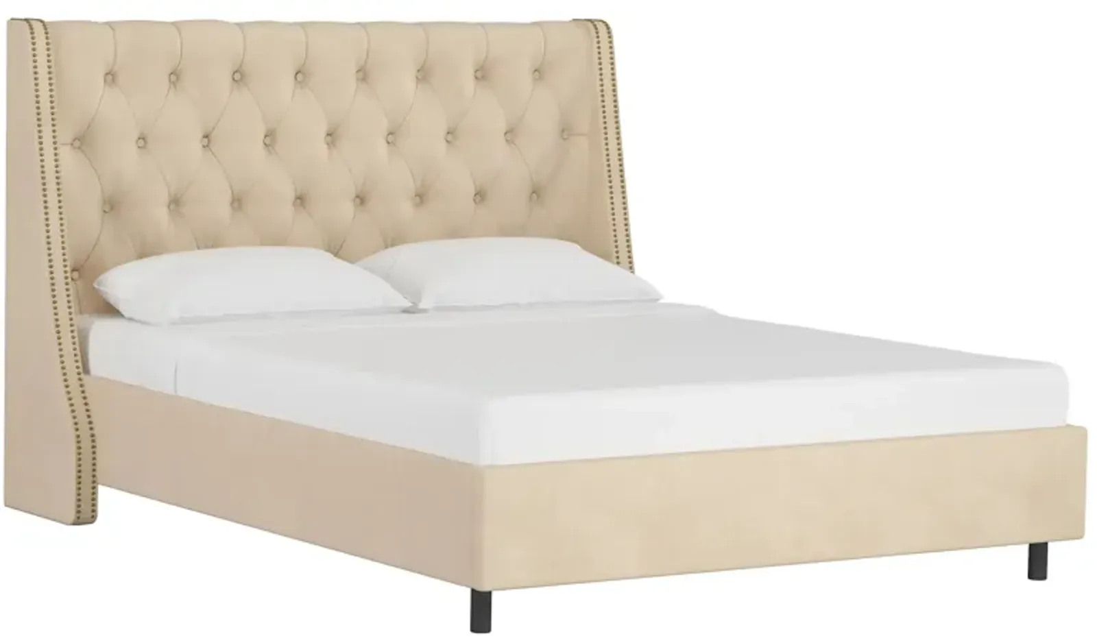 Sheridan Wingback Platform Bed