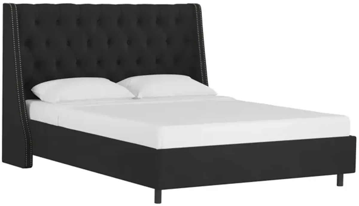 Sheridan Wingback Platform Bed