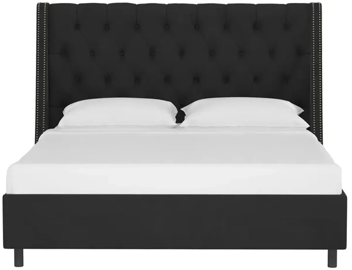 Sheridan Wingback Platform Bed