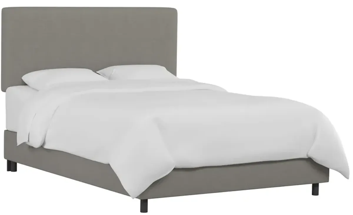 Valerie Bed in Linen Gray by Skyline