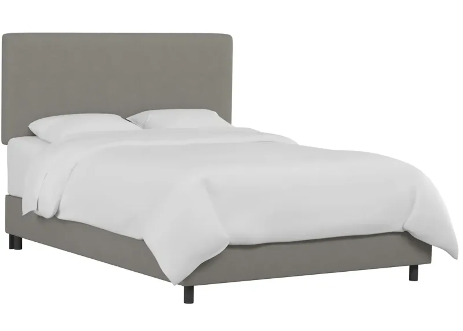 Valerie Bed in Linen Gray by Skyline