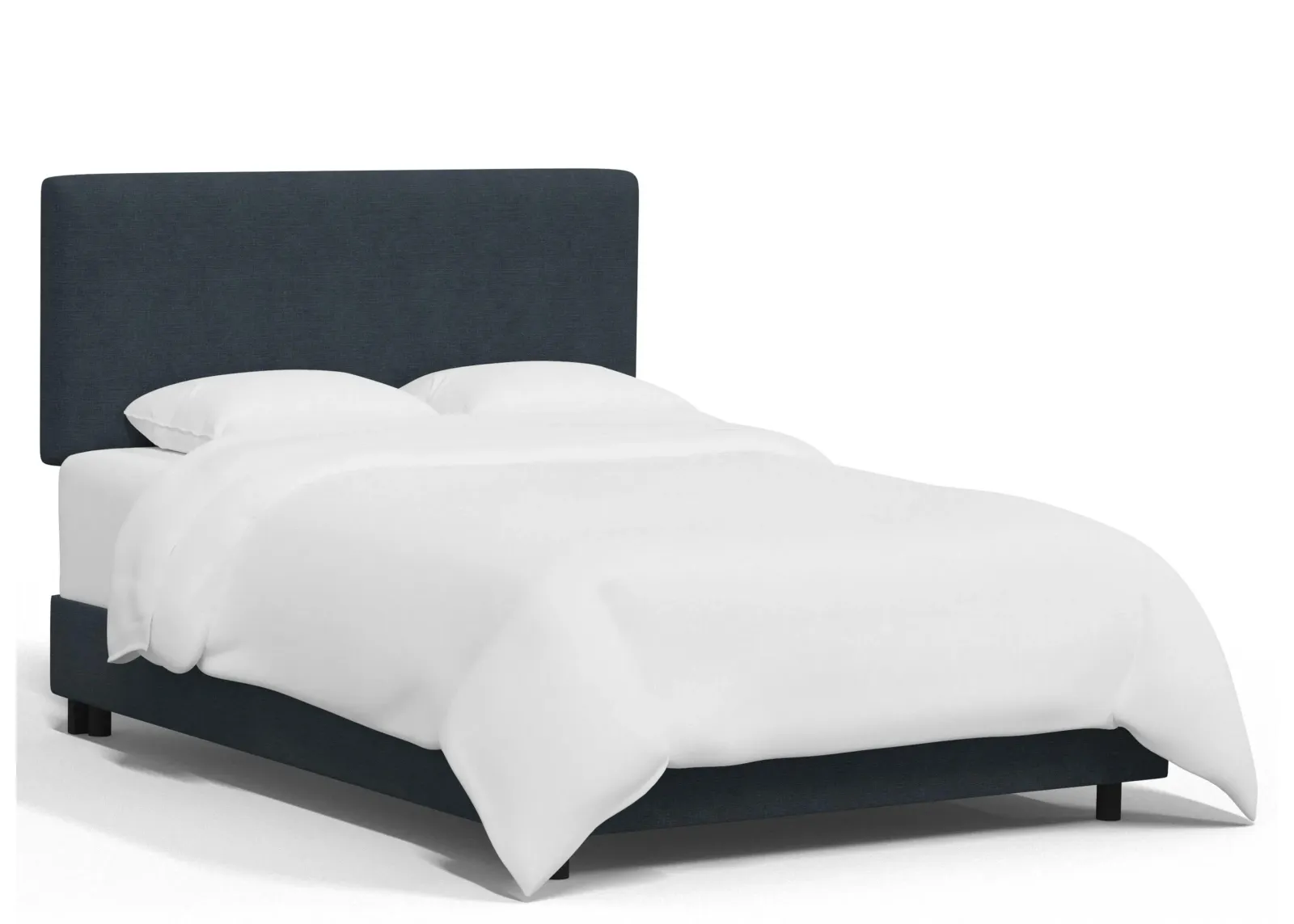 Valerie Bed in Linen Navy by Skyline