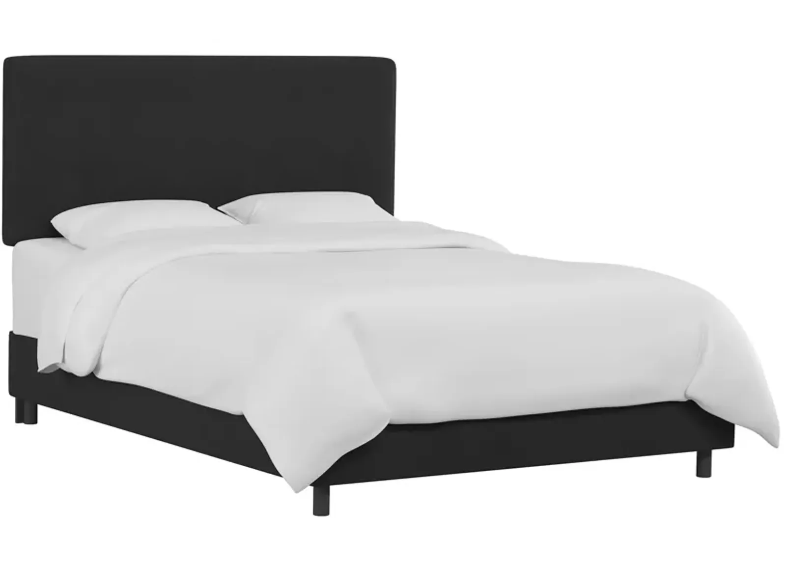 Valerie Bed in Velvet Black by Skyline